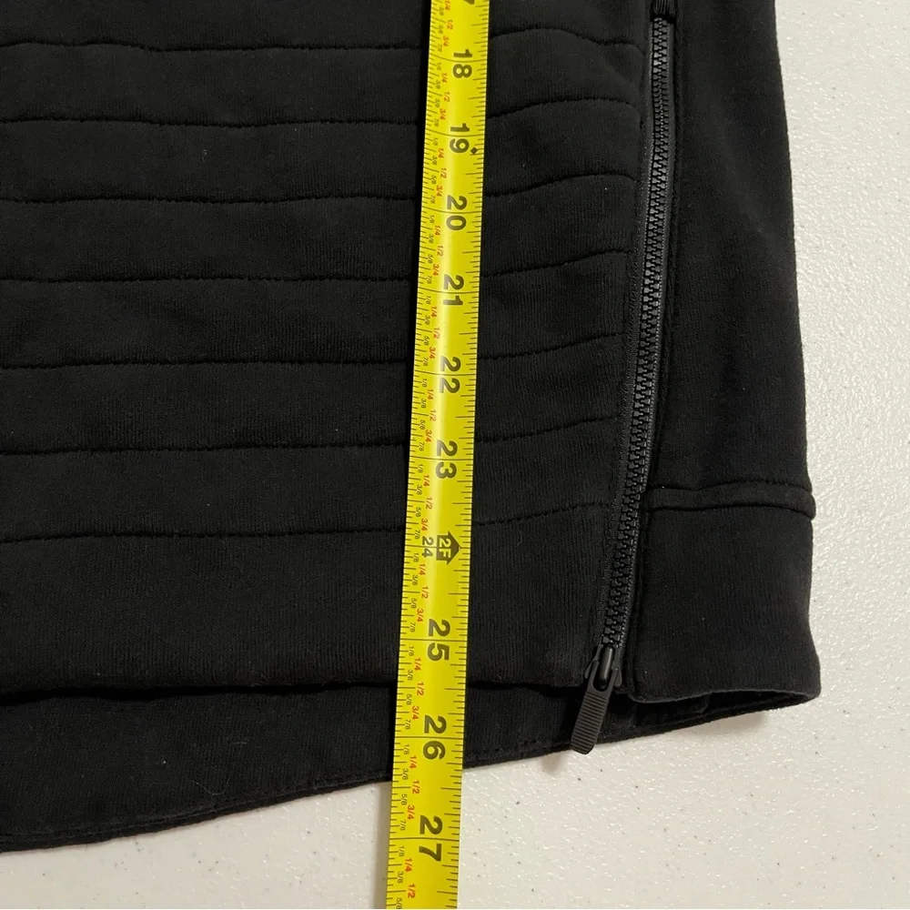 Lululemon Be True Crew Neck Black Fleece Sweatshirt Top 8